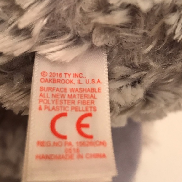 Ty Beanie Boos Owl 2016 Owlette Glitter Eyes Plush Owl - Picture 4 of 12